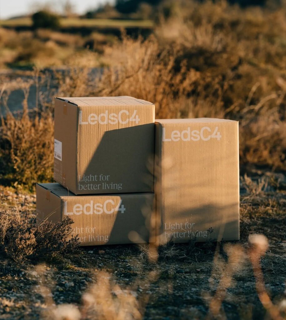 Packaging para LedsC4 con sistema visual renovado